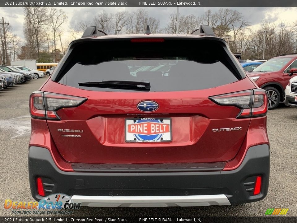 2021 Subaru Outback 2.5i Limited Crimson Red Pearl / Slate Black Photo #7