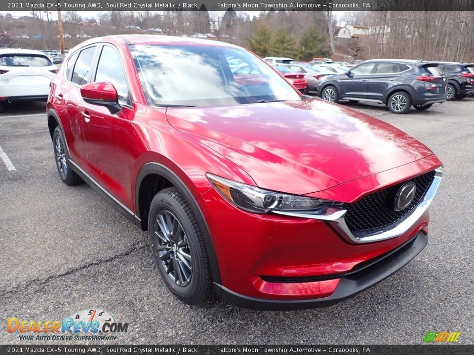 2021 Mazda CX-5 Touring AWD Soul Red Crystal Metallic / Black Photo #3