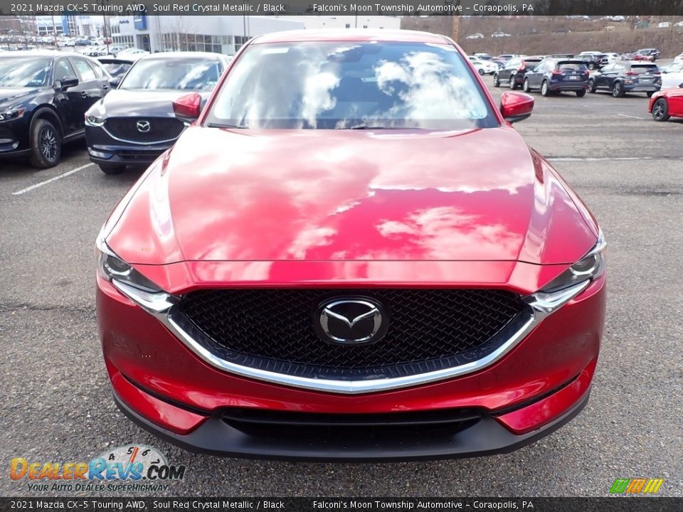 2021 Mazda CX-5 Touring AWD Soul Red Crystal Metallic / Black Photo #4