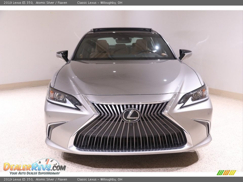 2019 Lexus ES 350 Atomic Silver / Flaxen Photo #2