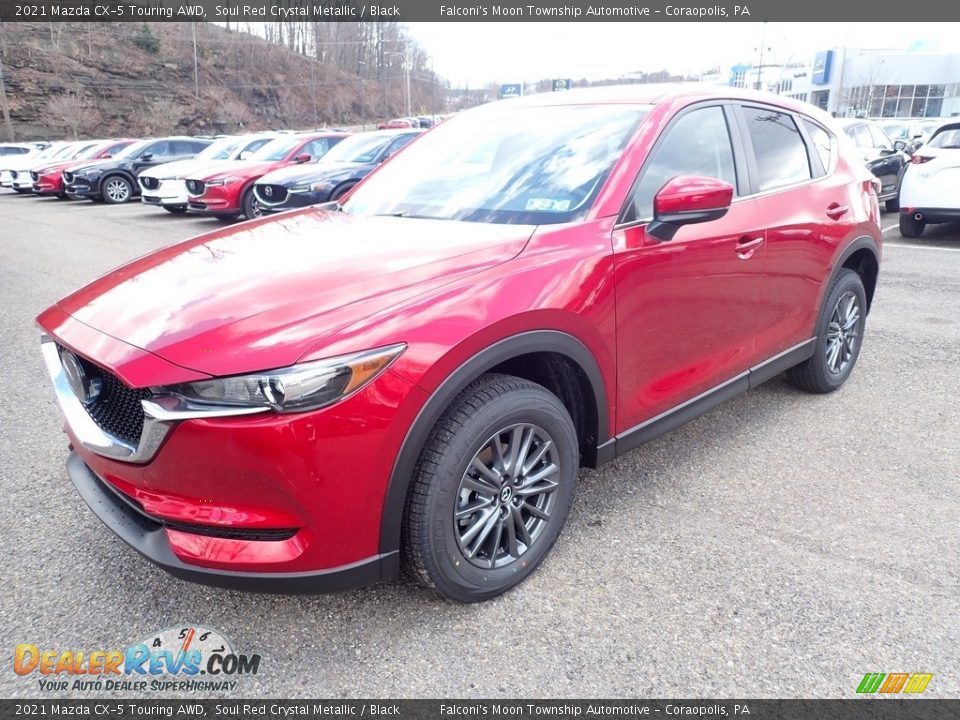 2021 Mazda CX-5 Touring AWD Soul Red Crystal Metallic / Black Photo #5