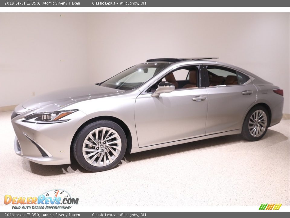 2019 Lexus ES 350 Atomic Silver / Flaxen Photo #3