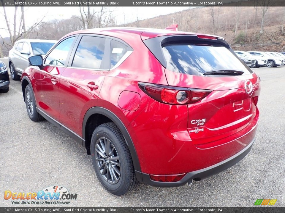 2021 Mazda CX-5 Touring AWD Soul Red Crystal Metallic / Black Photo #6