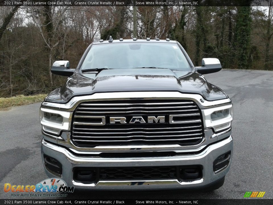 2021 Ram 3500 Laramie Crew Cab 4x4 Granite Crystal Metallic / Black Photo #3