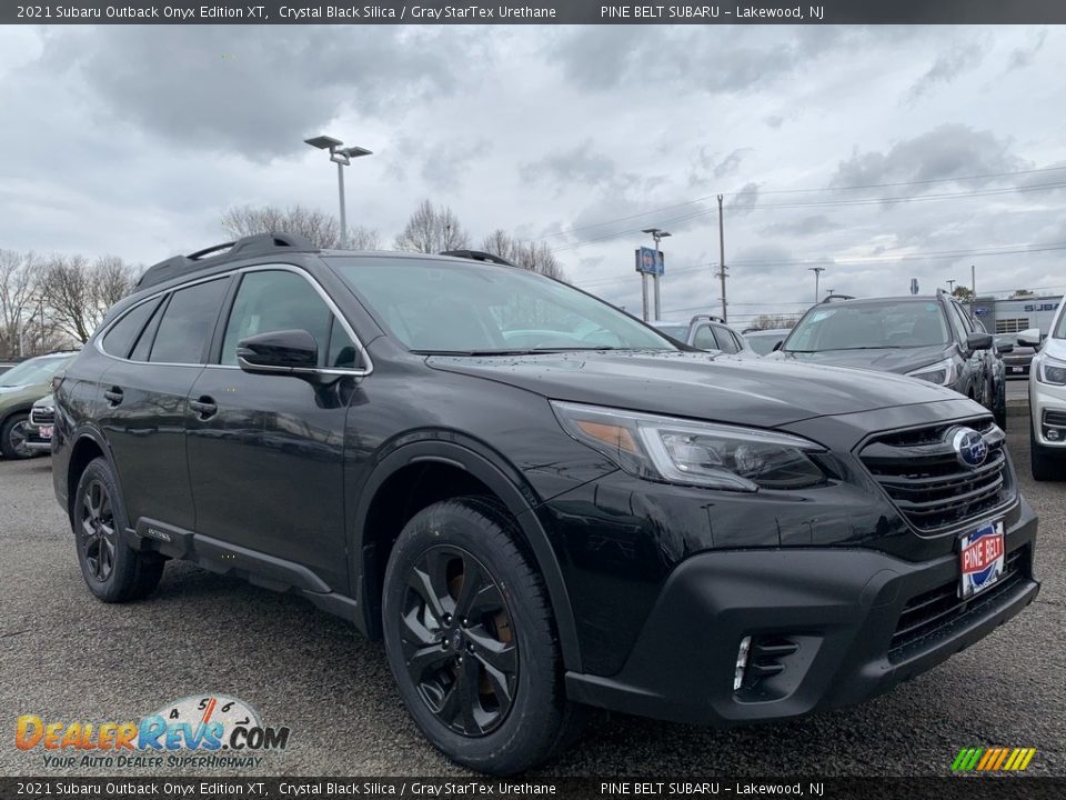 2021 Subaru Outback Onyx Edition XT Crystal Black Silica / Gray StarTex Urethane Photo #1