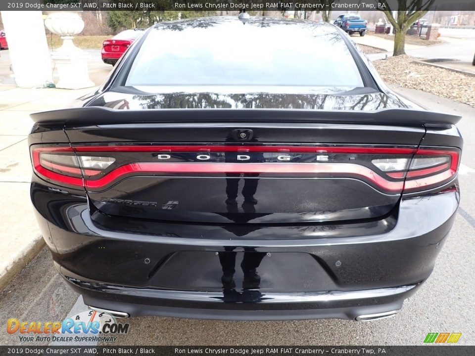 2019 Dodge Charger SXT AWD Pitch Black / Black Photo #3