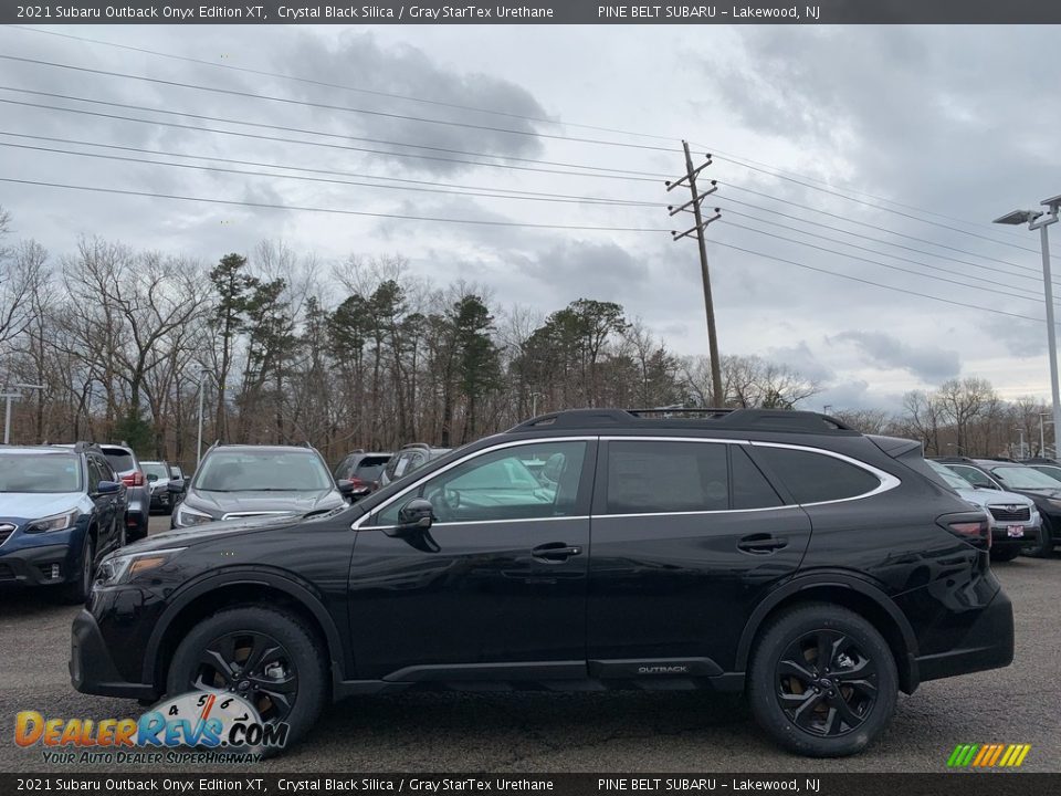 2021 Subaru Outback Onyx Edition XT Crystal Black Silica / Gray StarTex Urethane Photo #4