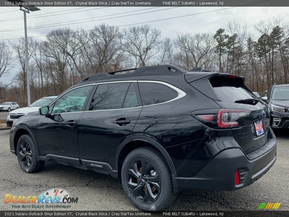 2021 Subaru Outback Onyx Edition XT Crystal Black Silica / Gray StarTex Urethane Photo #6