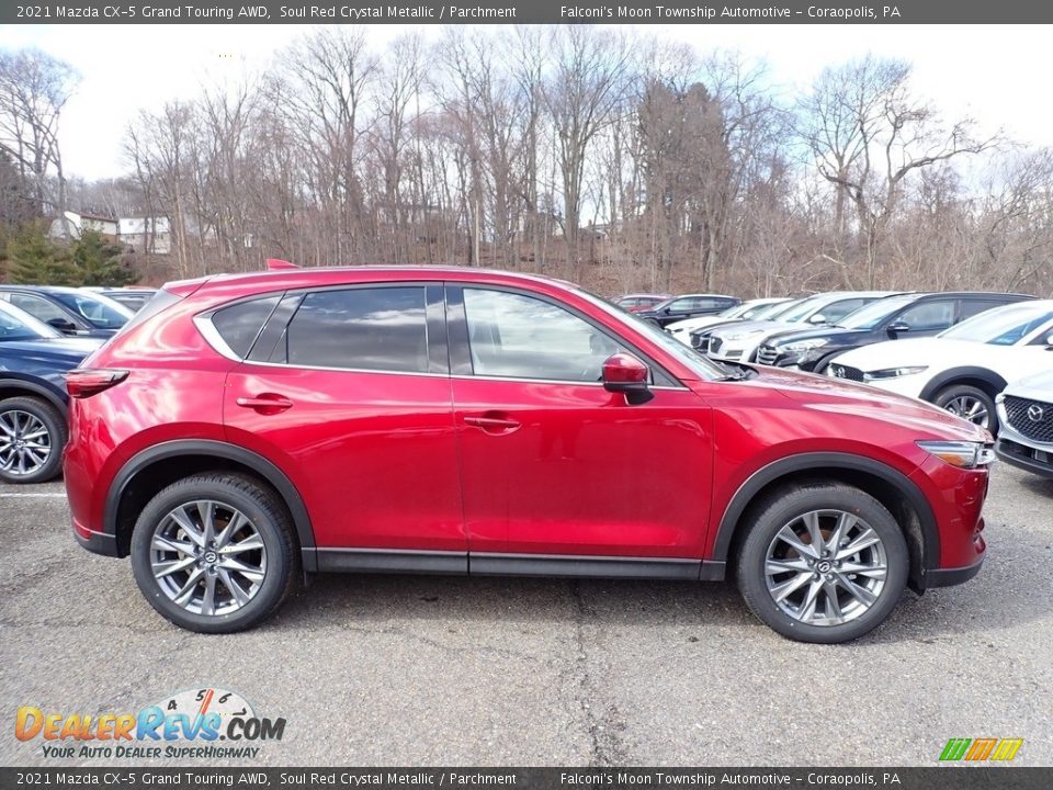 2021 Mazda CX-5 Grand Touring AWD Soul Red Crystal Metallic / Parchment Photo #1