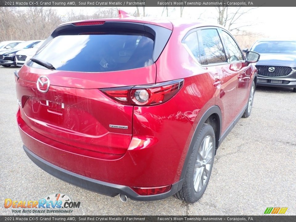 2021 Mazda CX-5 Grand Touring AWD Soul Red Crystal Metallic / Parchment Photo #2