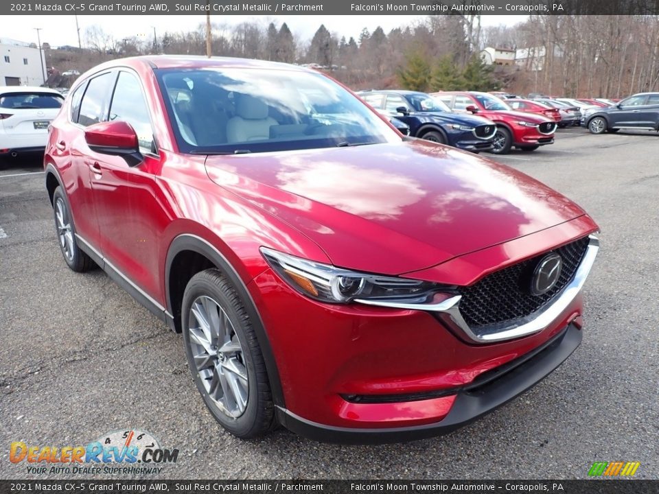 2021 Mazda CX-5 Grand Touring AWD Soul Red Crystal Metallic / Parchment Photo #3