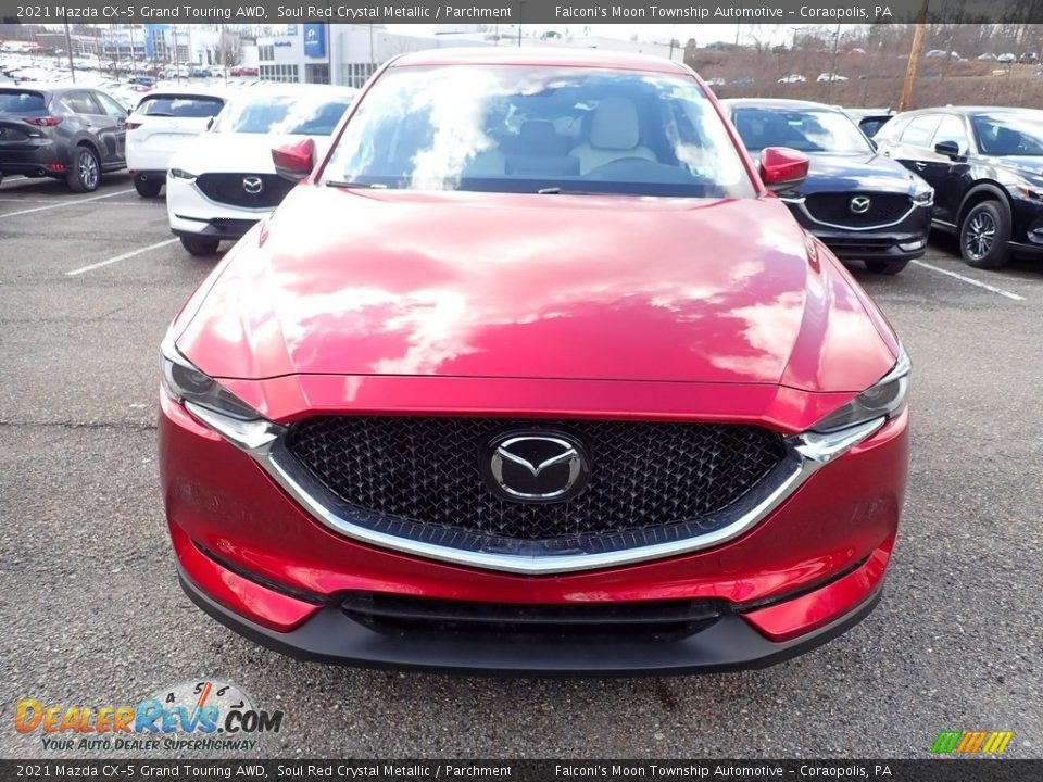 2021 Mazda CX-5 Grand Touring AWD Soul Red Crystal Metallic / Parchment Photo #4