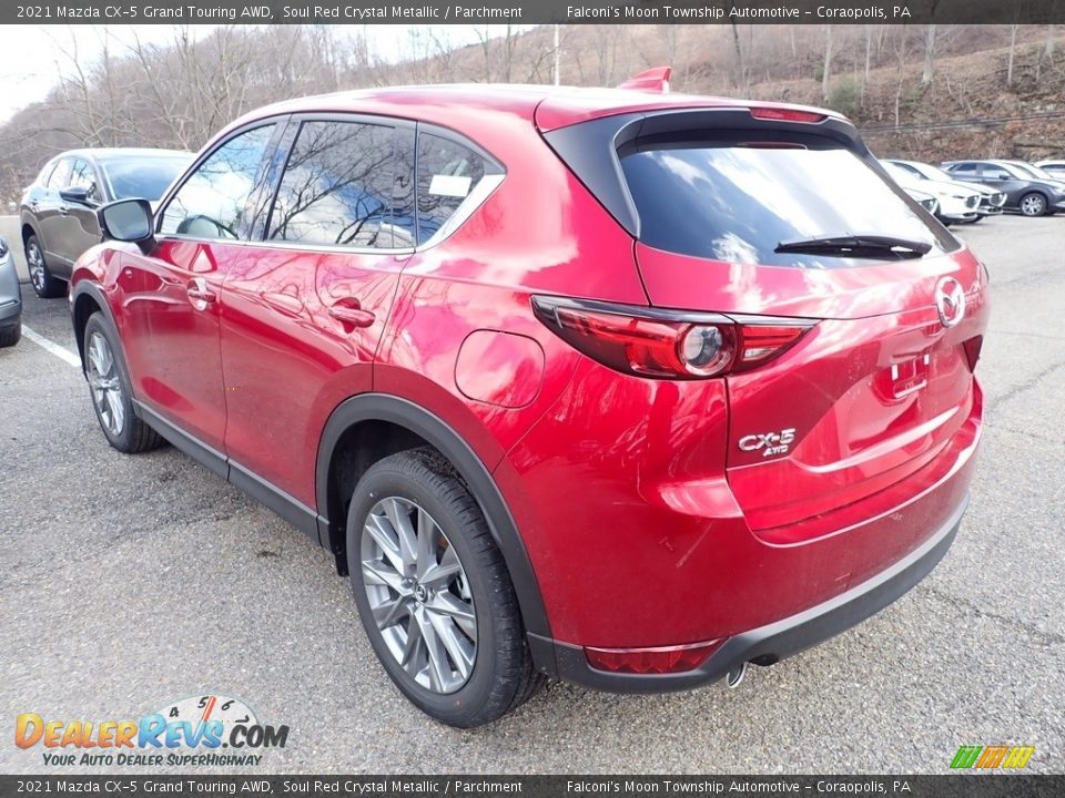 2021 Mazda CX-5 Grand Touring AWD Soul Red Crystal Metallic / Parchment Photo #6