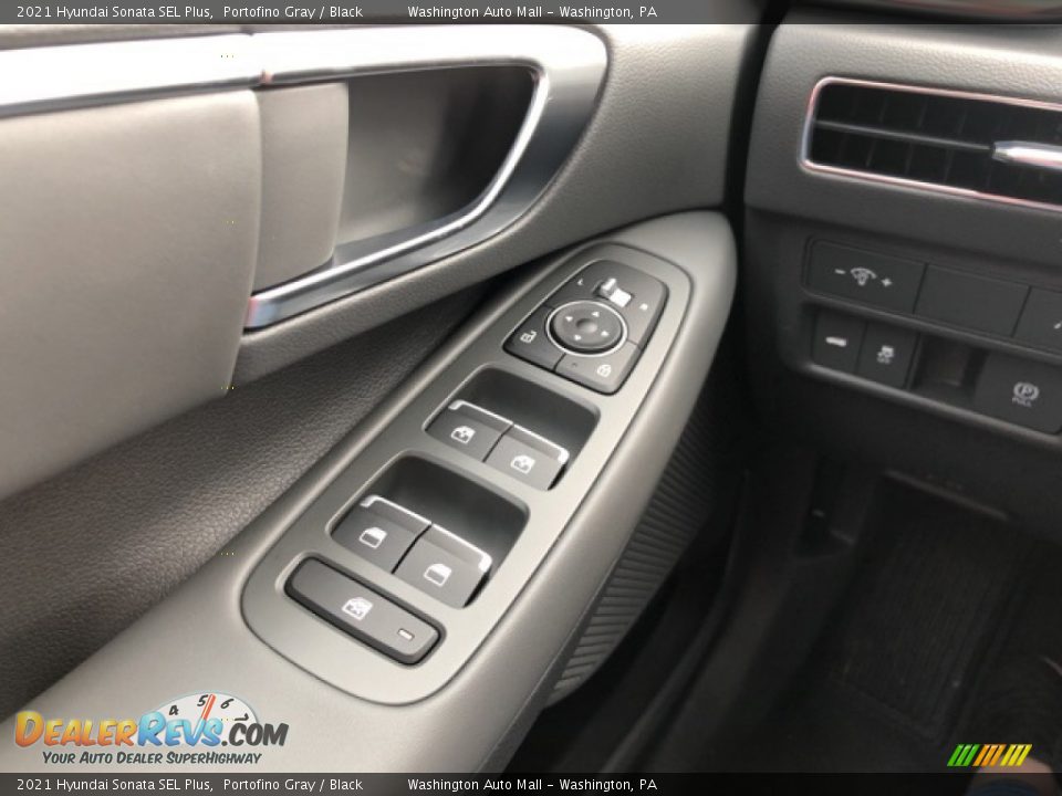 2021 Hyundai Sonata SEL Plus Portofino Gray / Black Photo #14