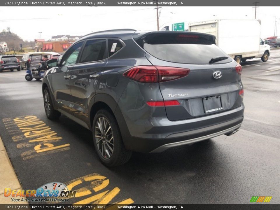 2021 Hyundai Tucson Limited AWD Magnetic Force / Black Photo #3