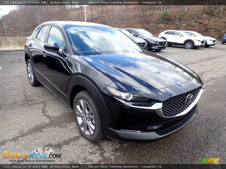 2021 Mazda CX-30 Select AWD Jet Black Mica / Black Photo #3