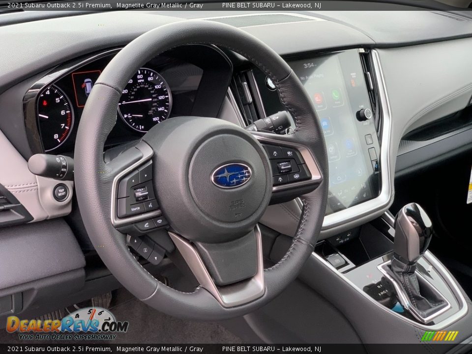 2021 Subaru Outback 2.5i Premium Magnetite Gray Metallic / Gray Photo #12
