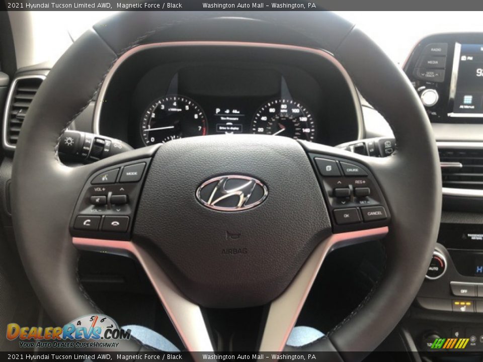 2021 Hyundai Tucson Limited AWD Magnetic Force / Black Photo #11
