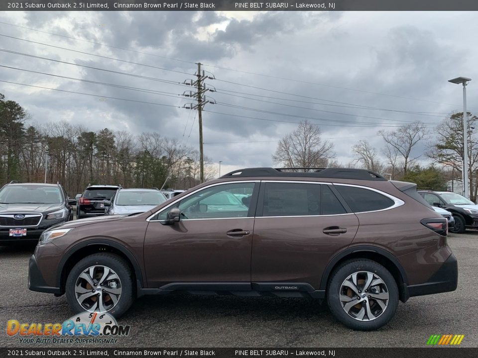 2021 Subaru Outback 2.5i Limited Cinnamon Brown Pearl / Slate Black Photo #4