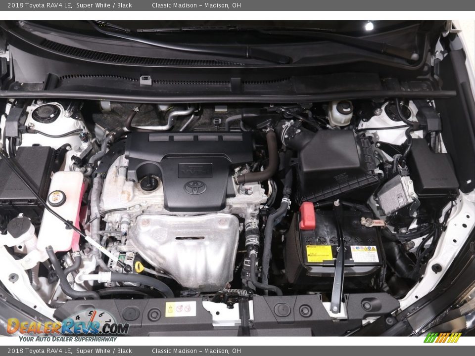 2018 Toyota RAV4 LE Super White / Black Photo #20
