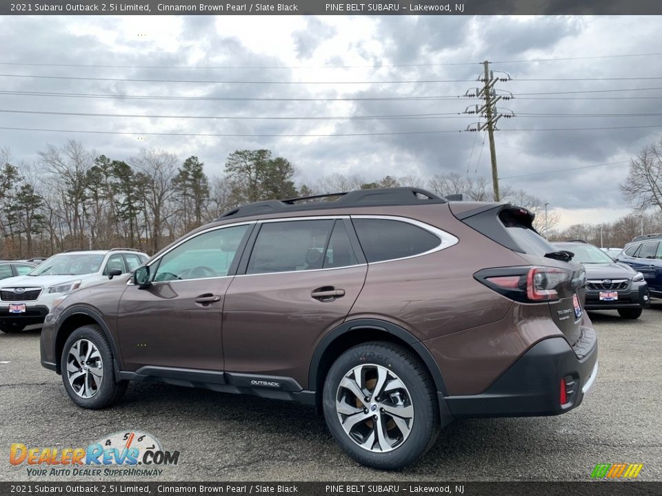 2021 Subaru Outback 2.5i Limited Cinnamon Brown Pearl / Slate Black Photo #6