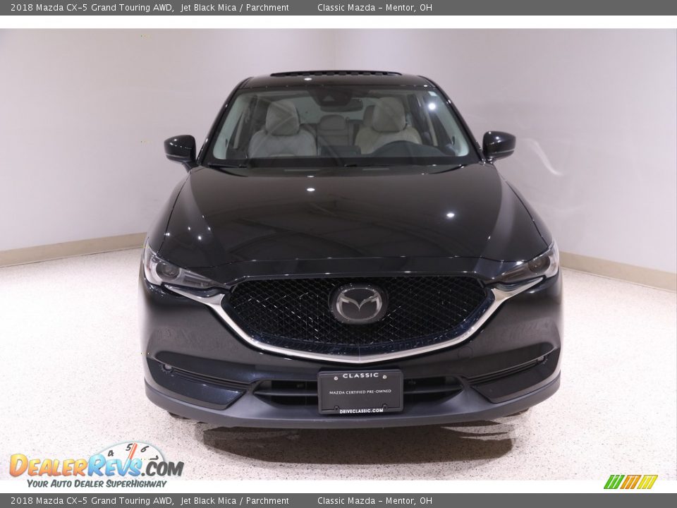 2018 Mazda CX-5 Grand Touring AWD Jet Black Mica / Parchment Photo #2