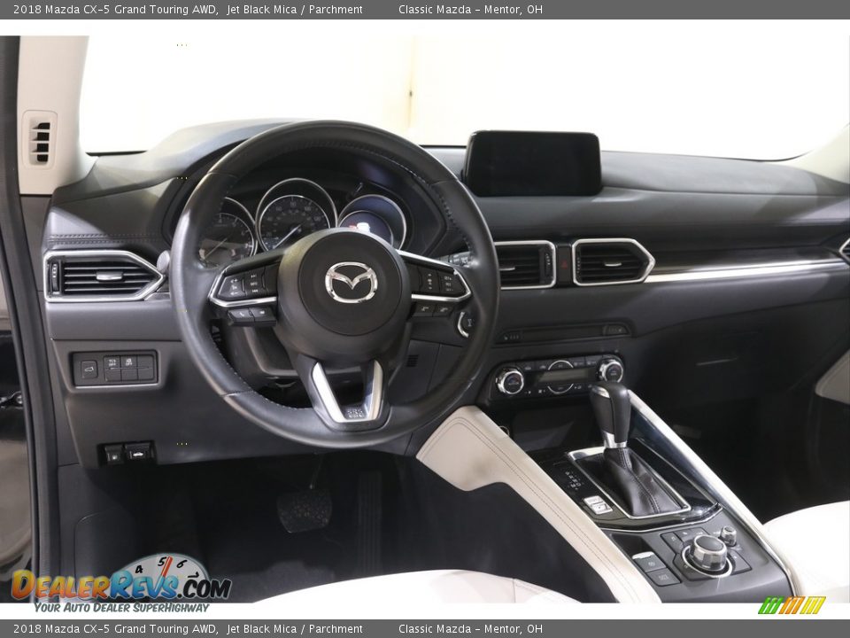 2018 Mazda CX-5 Grand Touring AWD Jet Black Mica / Parchment Photo #6