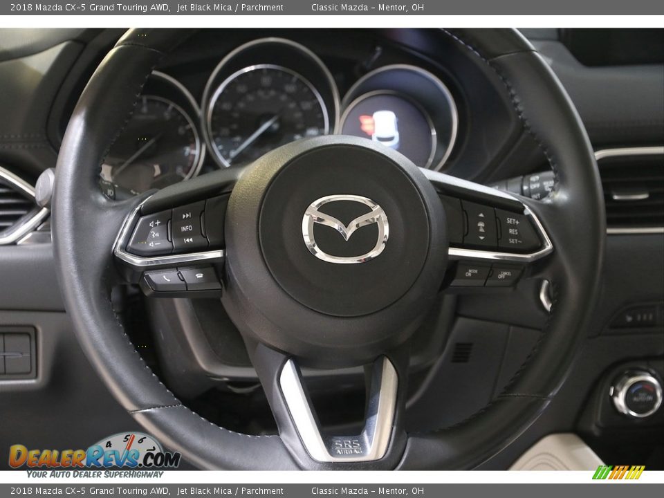 2018 Mazda CX-5 Grand Touring AWD Jet Black Mica / Parchment Photo #7