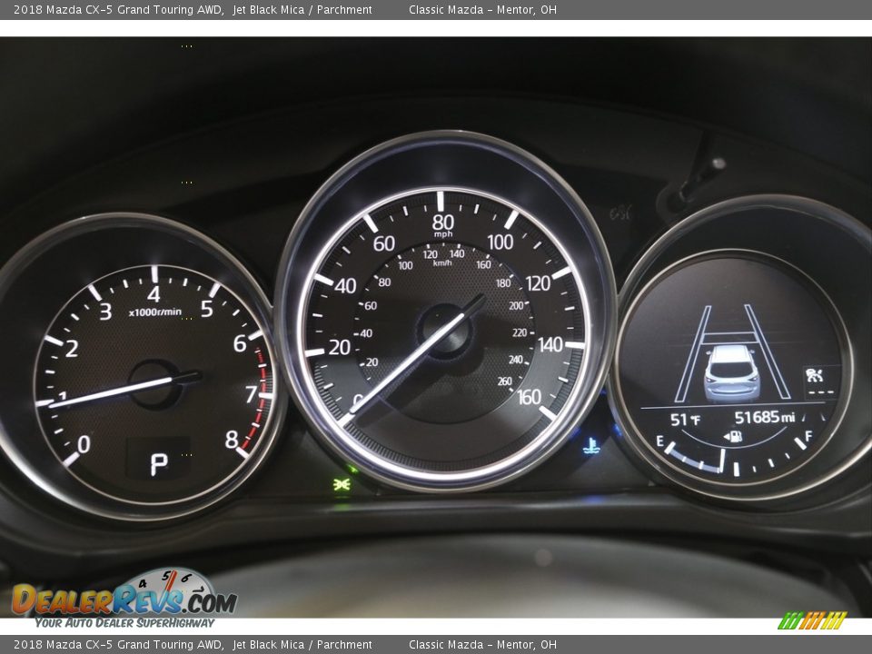2018 Mazda CX-5 Grand Touring AWD Jet Black Mica / Parchment Photo #8