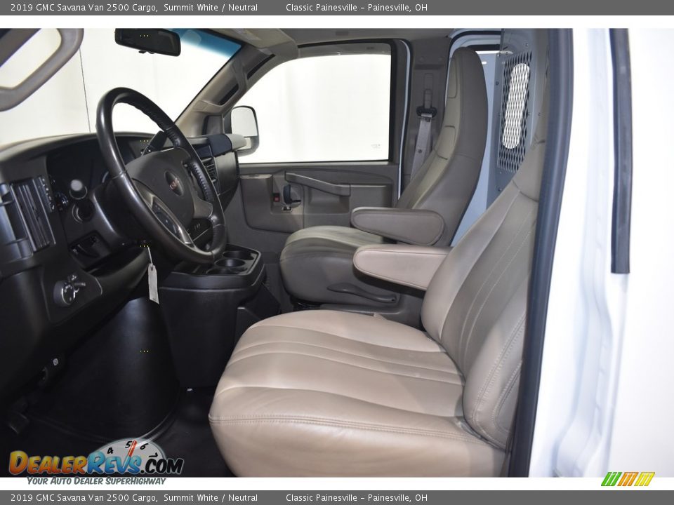 2019 GMC Savana Van 2500 Cargo Summit White / Neutral Photo #7