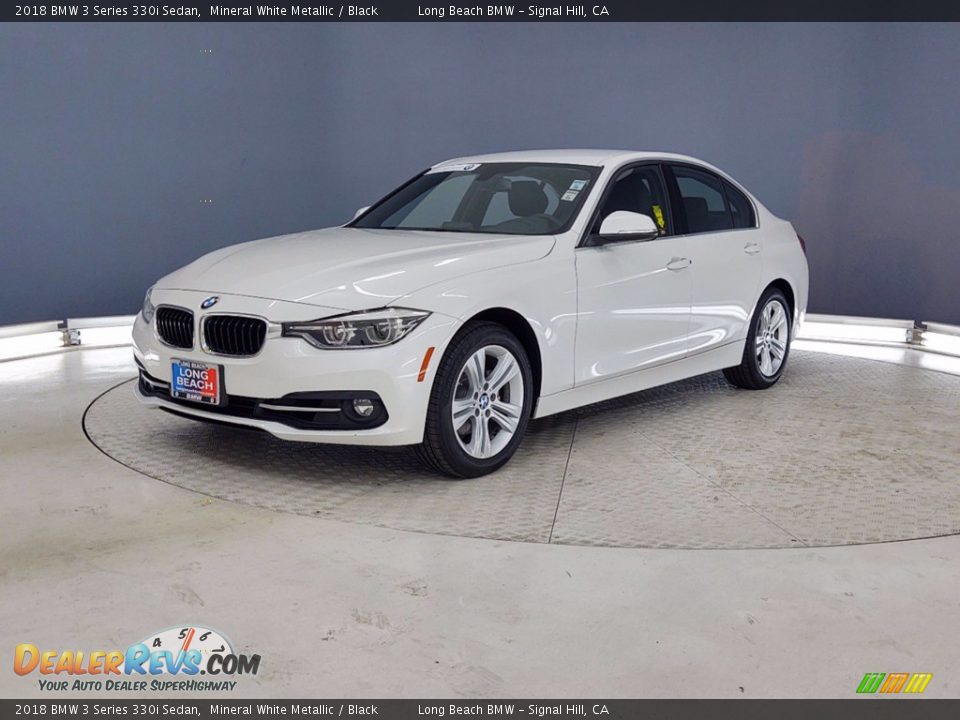 2018 BMW 3 Series 330i Sedan Mineral White Metallic / Black Photo #3