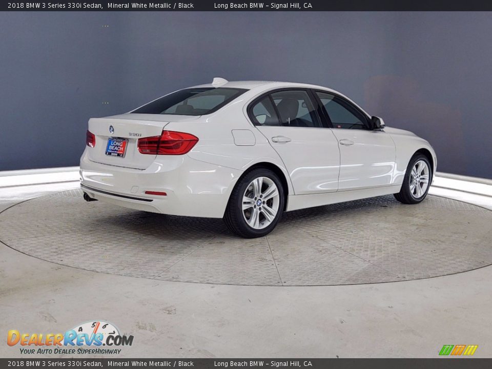 2018 BMW 3 Series 330i Sedan Mineral White Metallic / Black Photo #5