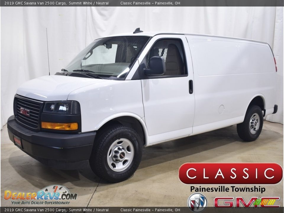 2019 GMC Savana Van 2500 Cargo Summit White / Neutral Photo #1