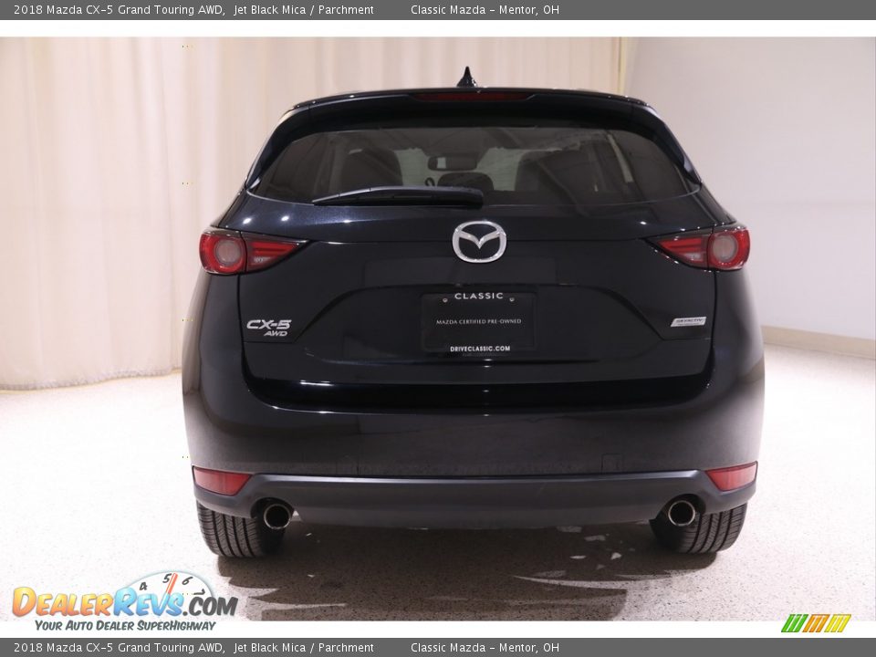 2018 Mazda CX-5 Grand Touring AWD Jet Black Mica / Parchment Photo #19