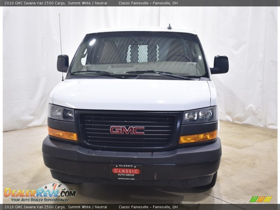 2019 GMC Savana Van 2500 Cargo Summit White / Neutral Photo #4