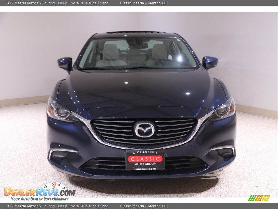 2017 Mazda Mazda6 Touring Deep Crystal Blue Mica / Sand Photo #2
