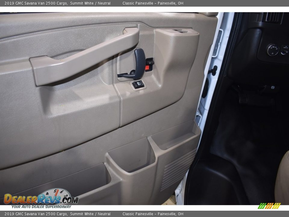 2019 GMC Savana Van 2500 Cargo Summit White / Neutral Photo #10