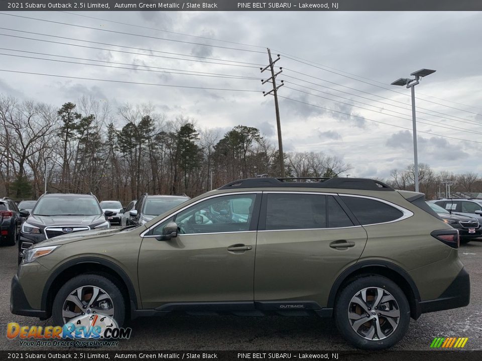 2021 Subaru Outback 2.5i Limited Autumn Green Metallic / Slate Black Photo #4