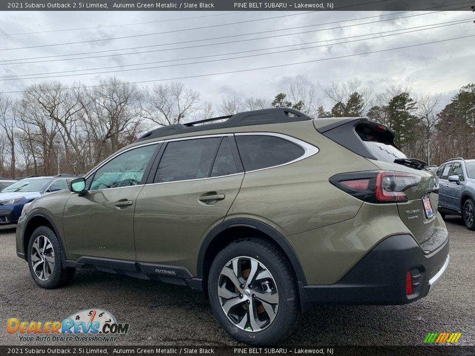 2021 Subaru Outback 2.5i Limited Autumn Green Metallic / Slate Black Photo #6