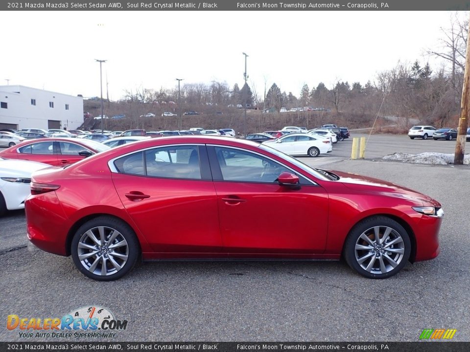 2021 Mazda Mazda3 Select Sedan AWD Soul Red Crystal Metallic / Black Photo #1