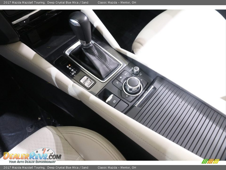 2017 Mazda Mazda6 Touring Deep Crystal Blue Mica / Sand Photo #14