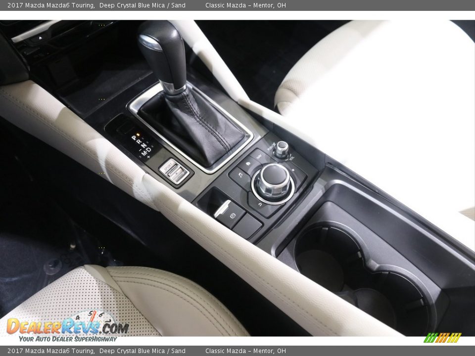 2017 Mazda Mazda6 Touring Deep Crystal Blue Mica / Sand Photo #15