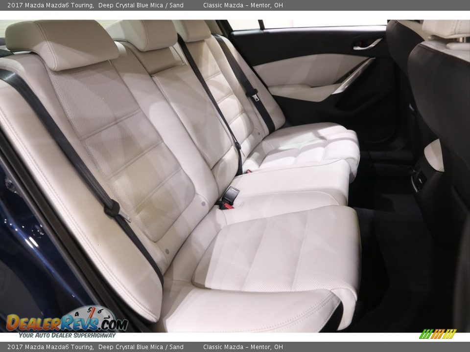 2017 Mazda Mazda6 Touring Deep Crystal Blue Mica / Sand Photo #17