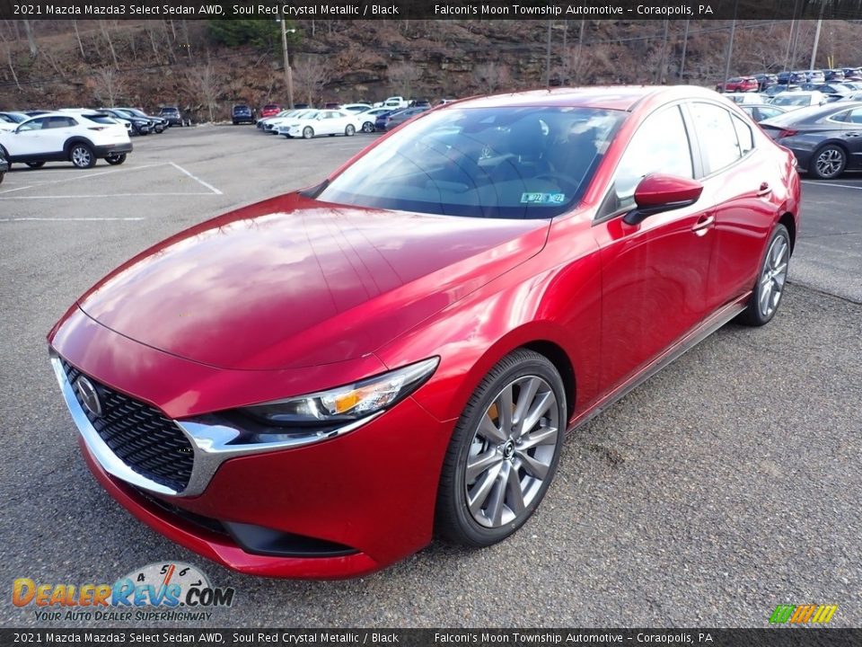 2021 Mazda Mazda3 Select Sedan AWD Soul Red Crystal Metallic / Black Photo #5