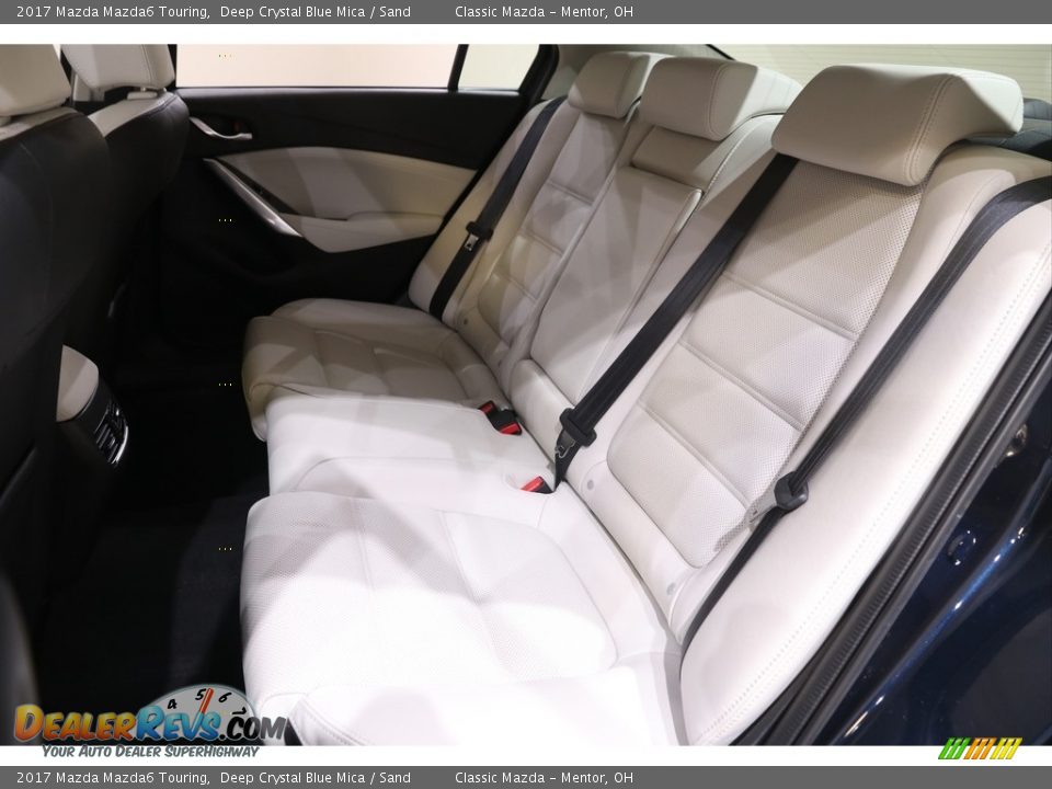 2017 Mazda Mazda6 Touring Deep Crystal Blue Mica / Sand Photo #18