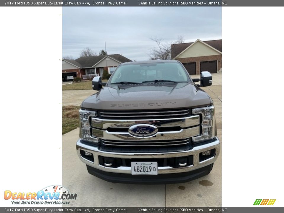 2017 Ford F350 Super Duty Lariat Crew Cab 4x4 Bronze Fire / Camel Photo #1