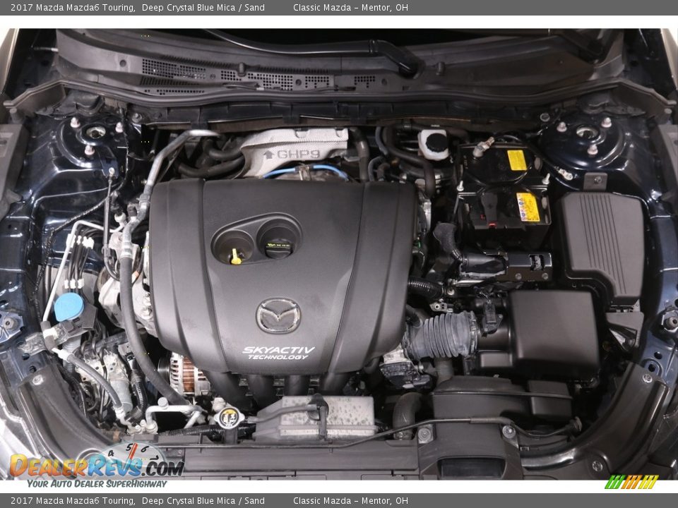 2017 Mazda Mazda6 Touring Deep Crystal Blue Mica / Sand Photo #21