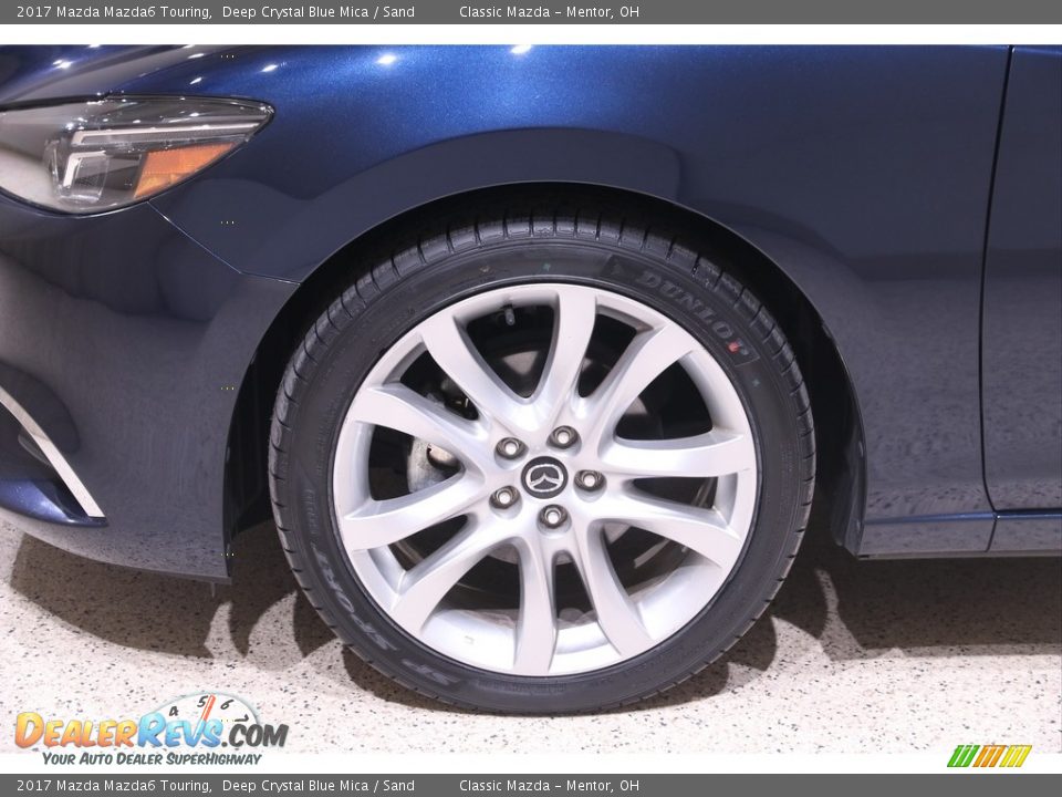 2017 Mazda Mazda6 Touring Deep Crystal Blue Mica / Sand Photo #22