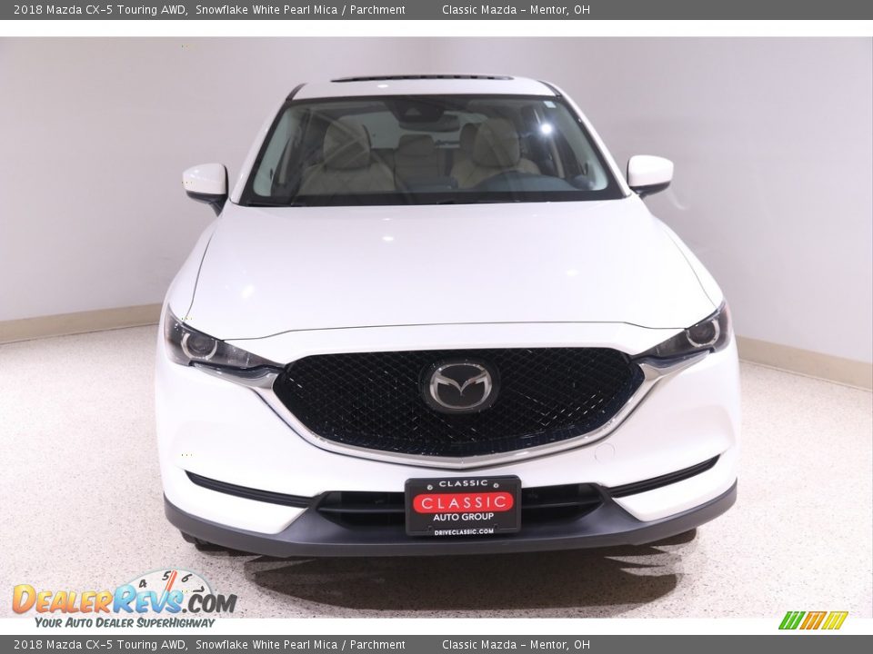 2018 Mazda CX-5 Touring AWD Snowflake White Pearl Mica / Parchment Photo #2