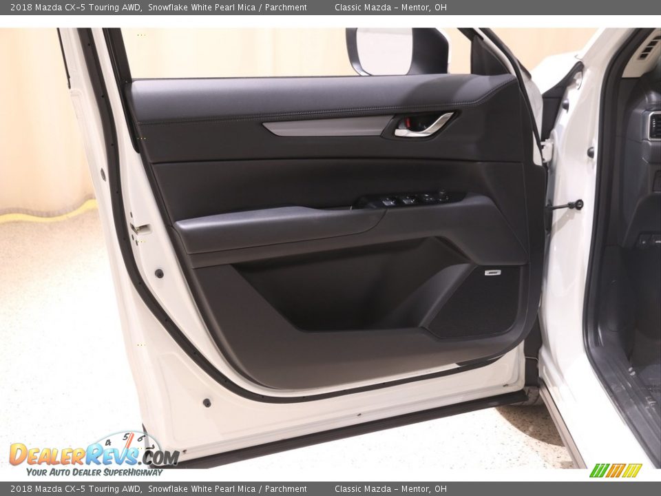 2018 Mazda CX-5 Touring AWD Snowflake White Pearl Mica / Parchment Photo #4